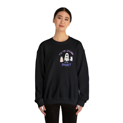 Unisex Cute Spooky Coffee Sweatshirt – Perfect for Fall, Halloween, and Coffee Lovers!