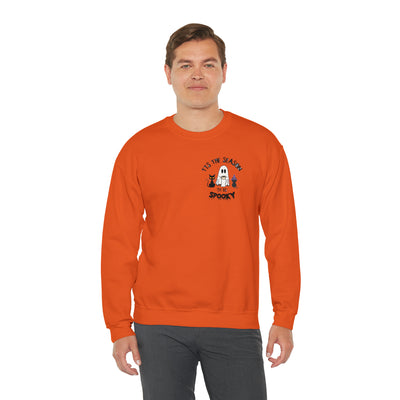 Unisex Cute Spooky Coffee Sweatshirt – Perfect for Fall, Halloween, and Coffee Lovers!