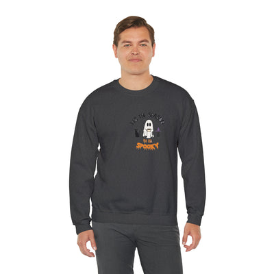 Unisex Cute Spooky Coffee Sweatshirt – Perfect for Fall, Halloween, and Coffee Lovers!