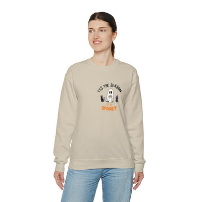 Unisex Cute Spooky Coffee Sweatshirt – Perfect for Fall, Halloween, and Coffee Lovers!