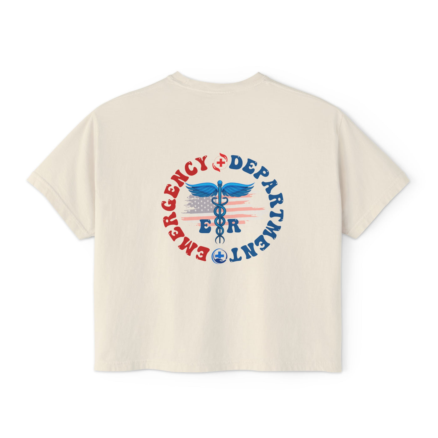 Women's Boxy Tee| Emergency Department 4th Of July Shirt, Limited Independence Day Tee Top