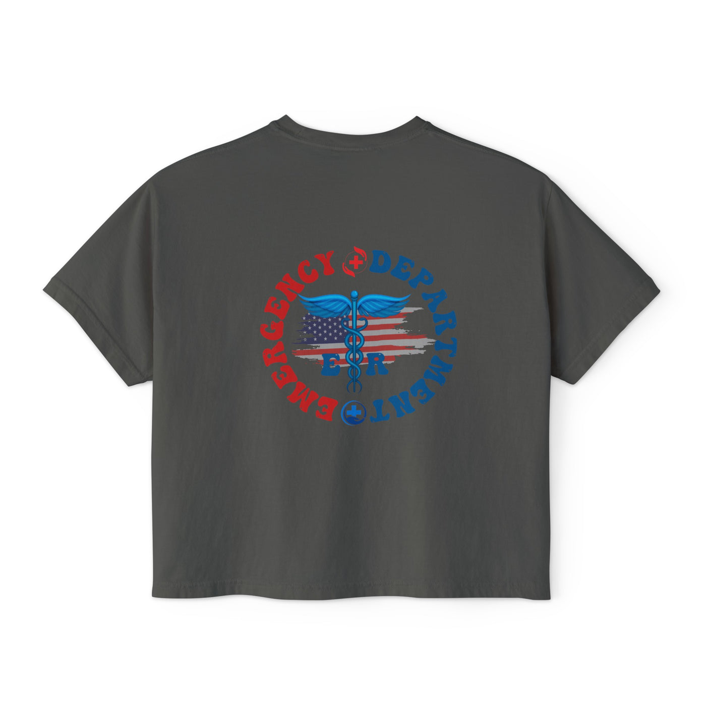 Women's Boxy Tee| Emergency Department 4th Of July Shirt, Limited Independence Day Tee Top