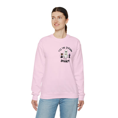 Unisex Cute Spooky Coffee Sweatshirt – Perfect for Fall, Halloween, and Coffee Lovers!