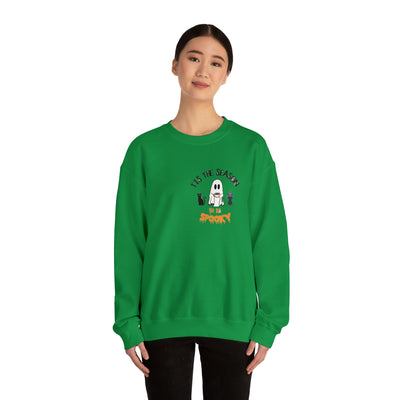 Unisex Cute Spooky Coffee Sweatshirt – Perfect for Fall, Halloween, and Coffee Lovers!