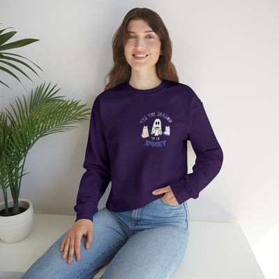 Unisex Cute Spooky Coffee Sweatshirt – Perfect for Fall, Halloween, and Coffee Lovers!