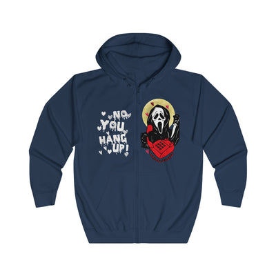 Scream Halloween Hoodie – Funny ‘No, You Hang Up’ Couples Sweatshirt, Perfect for Trick or Treat!