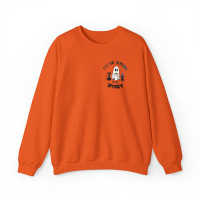 Unisex Cute Spooky Coffee Sweatshirt – Perfect for Fall, Halloween, and Coffee Lovers!