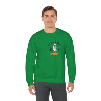 Unisex Cute Spooky Coffee Sweatshirt – Perfect for Fall, Halloween, and Coffee Lovers!