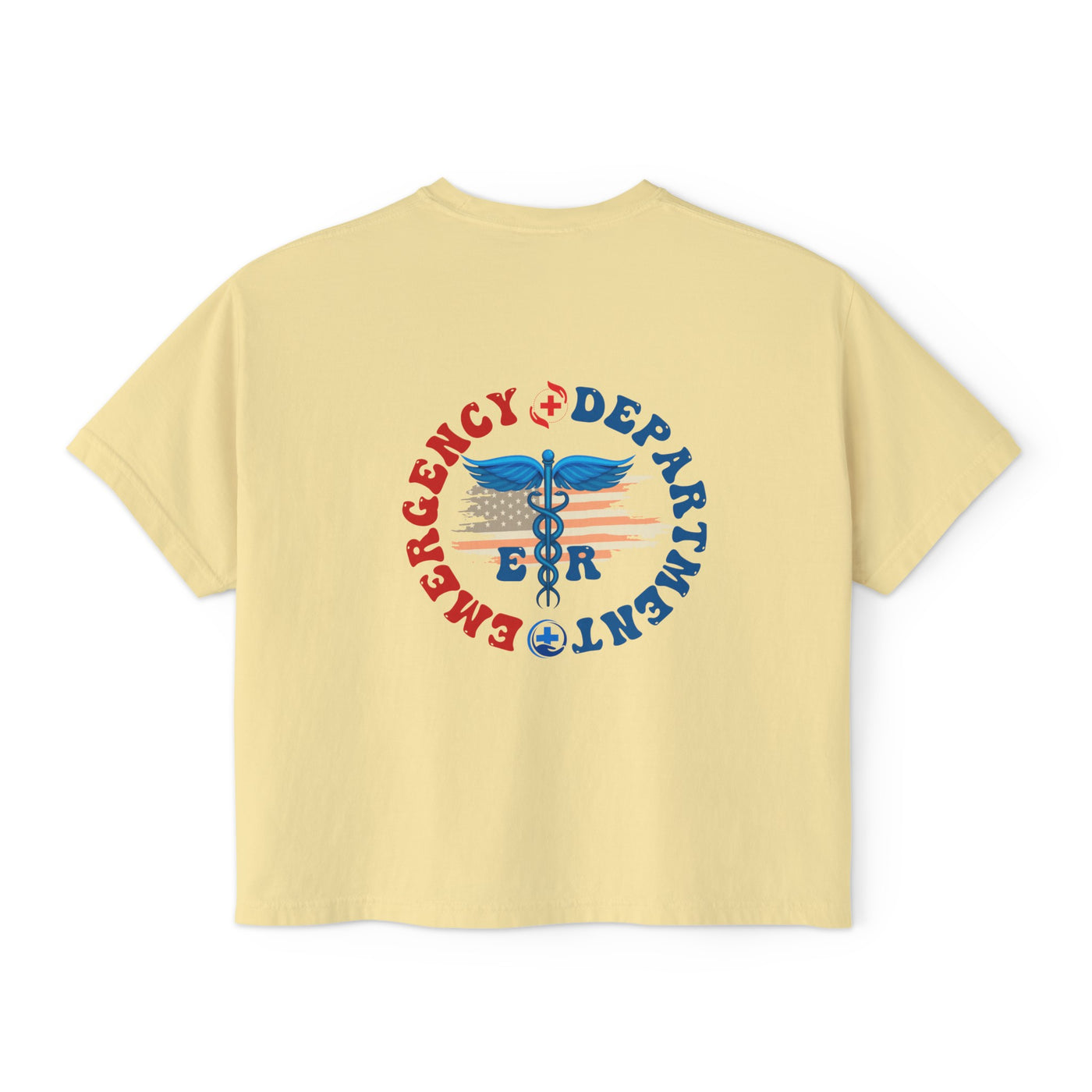 Women's Boxy Tee| Emergency Department 4th Of July Shirt, Limited Independence Day Tee Top