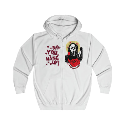 Scream, Halloween Hoodies, Halloween Sweatshirt Gifts, No You Hang Up Couples Hoodie, Trick or Treat, Funny Halloween Hoodie ,Funny Sceam quote Hoodie, Trendy HoodieUnisex Full Zip Hoodie