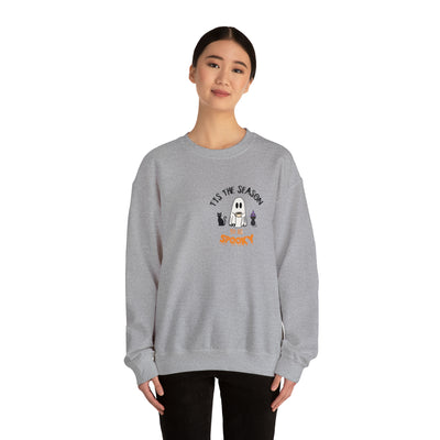 Unisex Cute Spooky Coffee Sweatshirt – Perfect for Fall, Halloween, and Coffee Lovers!