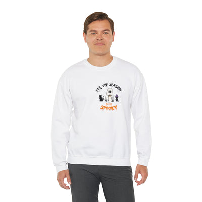 Unisex Cute Spooky Coffee Sweatshirt – Perfect for Fall, Halloween, and Coffee Lovers!