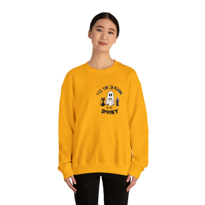 Unisex Cute Spooky Coffee Sweatshirt – Perfect for Fall, Halloween, and Coffee Lovers!