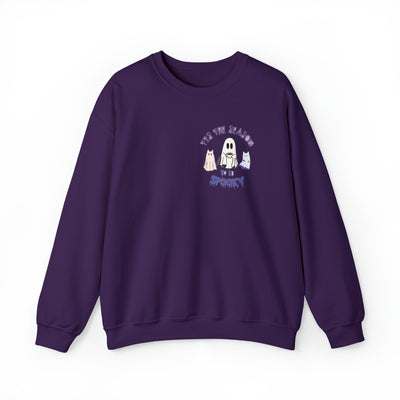 Unisex Cute Spooky Coffee Sweatshirt – Perfect for Fall, Halloween, and Coffee Lovers!