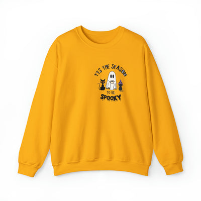 Unisex Cute Spooky Coffee Sweatshirt – Perfect for Fall, Halloween, and Coffee Lovers!