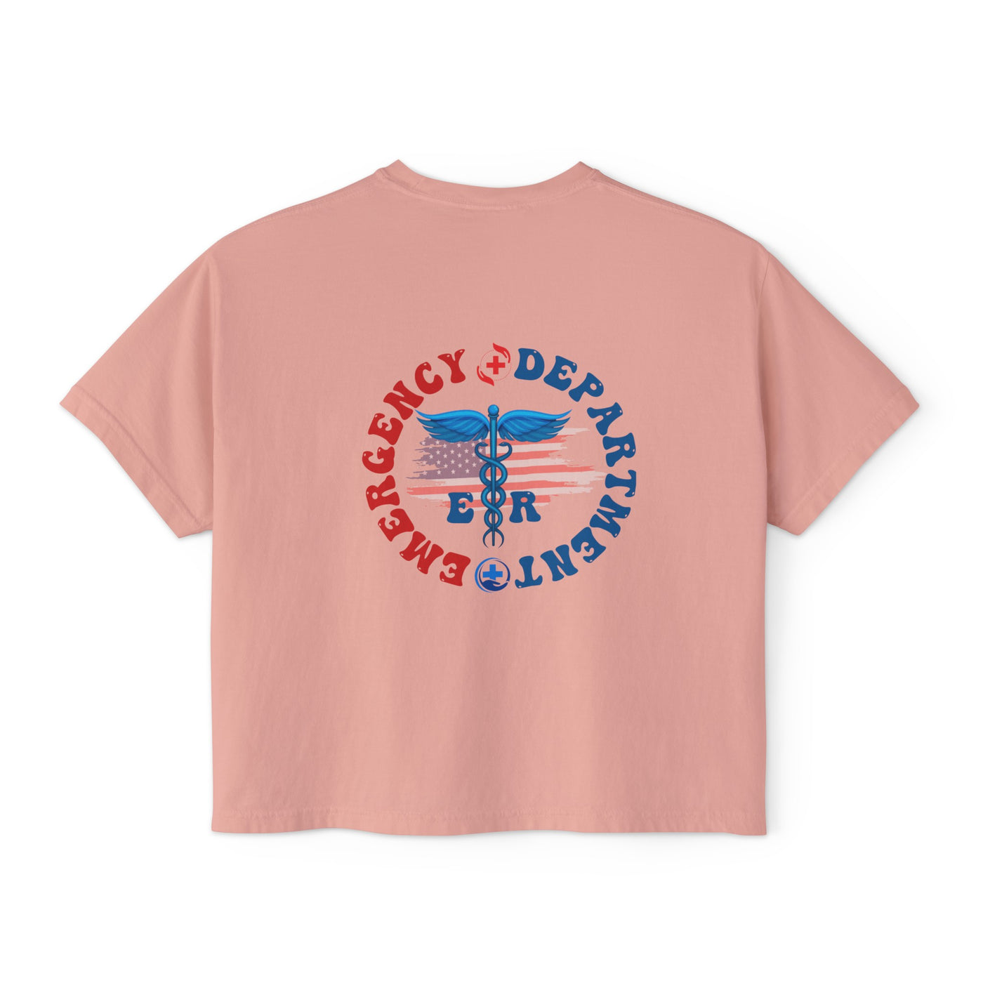 Women's Boxy Tee| Emergency Department 4th Of July Shirt, Limited Independence Day Tee Top