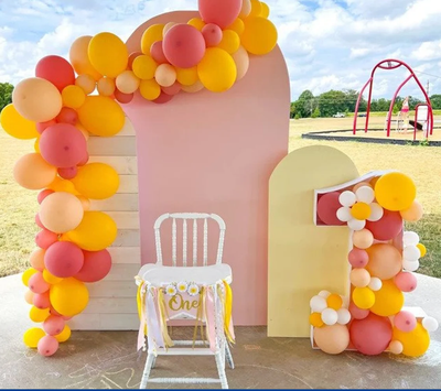 DIY Mosaic Balloon Number 1 Frame – 28.74” Tall Pre-Cut Foam Board for First Birthday Backdrop Decor