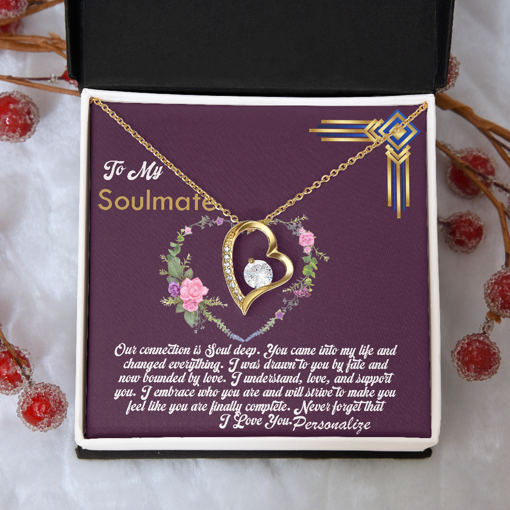 Forever Love Necklace - A Timeless Expression of Enduring Affection, Gift for Soulmate, Christmas gift, Valentines Gift, Wife Gift, Anniversary Gift