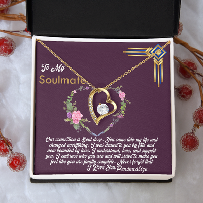 Forever Love Necklace - A Timeless Expression of Enduring Affection, Gift for Soulmate, Christmas gift, Valentines Gift, Wife Gift, Anniversary Gift