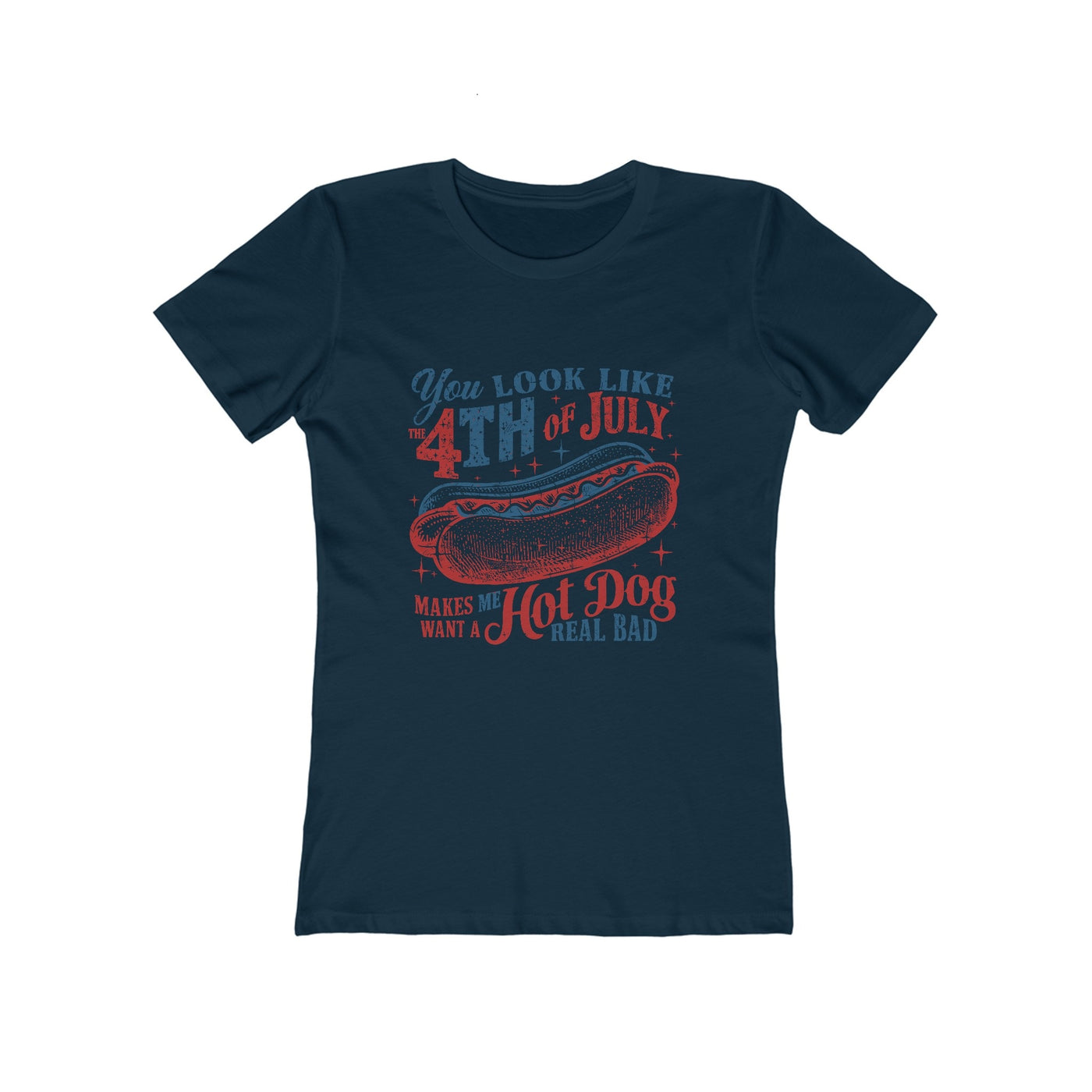 Boyfriend Tee – Casual Chic with Funny 4th of July Graphic, Get a Bang from This Festive Shirt