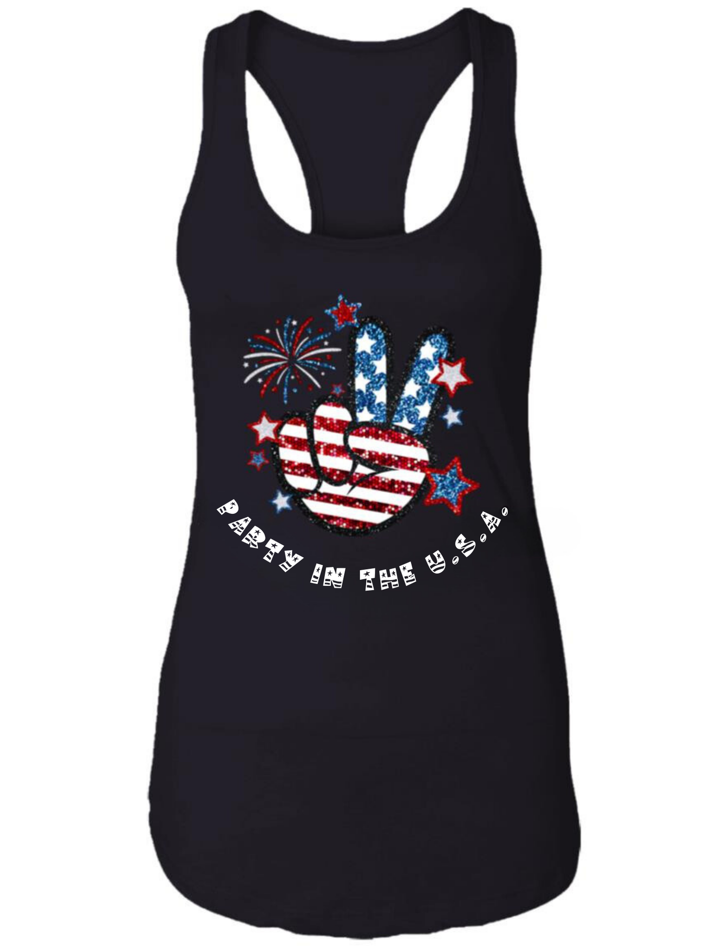 Celebrate Freedom 4th of July Tank Top – Lightweight, Festive Patriotic Print, Women's Summer Essential