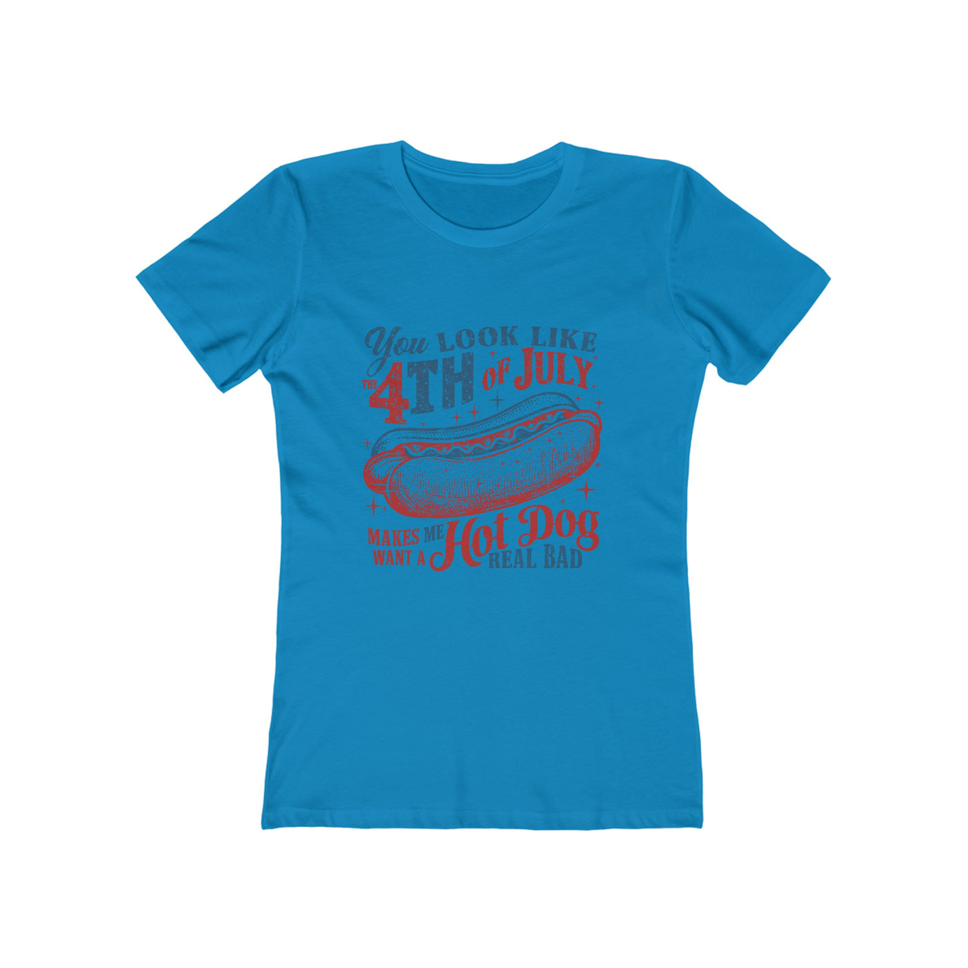 Boyfriend Tee – Casual Chic with Funny 4th of July Graphic, Get a Bang from This Festive Shirt