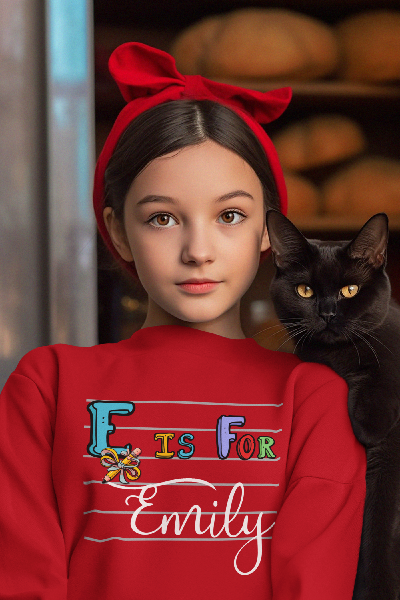 SF Custom School Sweatshirt – Personalized Youth Crewneck, Perfect First Day Back-to-School Gift for Boys & Girls!