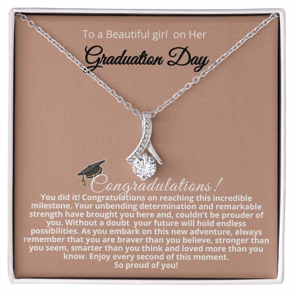 Alluring Beauty Necklace – Perfect Graduation Gift for Daughter, Celebrate Her College Milestone!