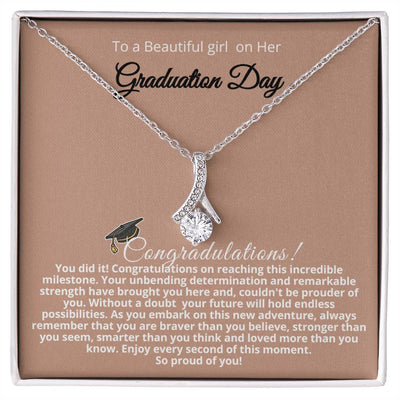 Alluring Beauty Necklace – Perfect Graduation Gift for Daughter, Celebrate Her College Milestone!