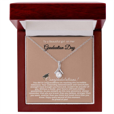 Alluring Beauty Necklace – Perfect Graduation Gift for Daughter, Celebrate Her College Milestone!