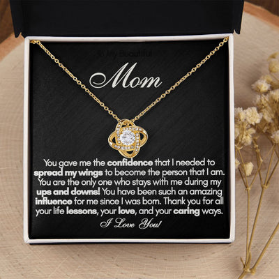 To My Beautiful Mom Necklace, Mothers Day Gift from Daughter, Mom Necklace, Mom Birthday Gift from Daughter, Mom Gift from Son