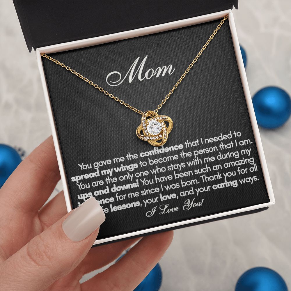 To My Beautiful Mom Necklace – Perfect Mother’s Day or Birthday Gift from Daughter or Son