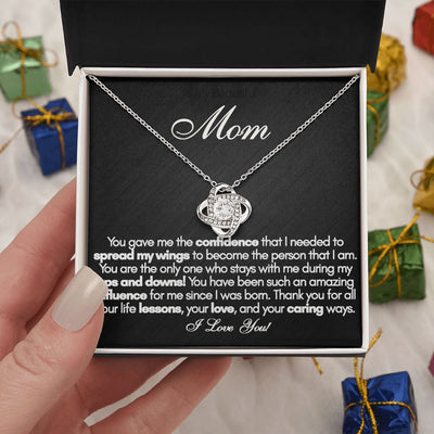 To My Beautiful Mom Necklace – Perfect Mother’s Day or Birthday Gift from Daughter or Son