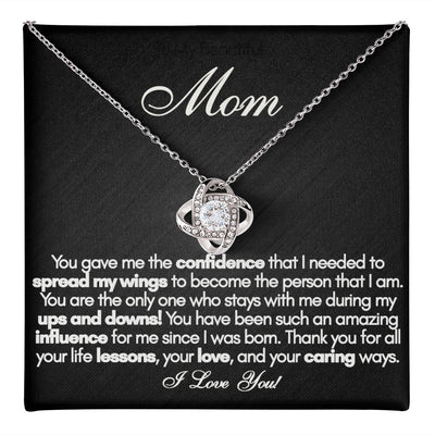 To My Beautiful Mom Necklace – Perfect Mother’s Day or Birthday Gift from Daughter or Son