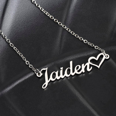 Soulmate Heart Name Necklace – Personalized Minimalist Gift for Valentine’s Day & Special Moments!