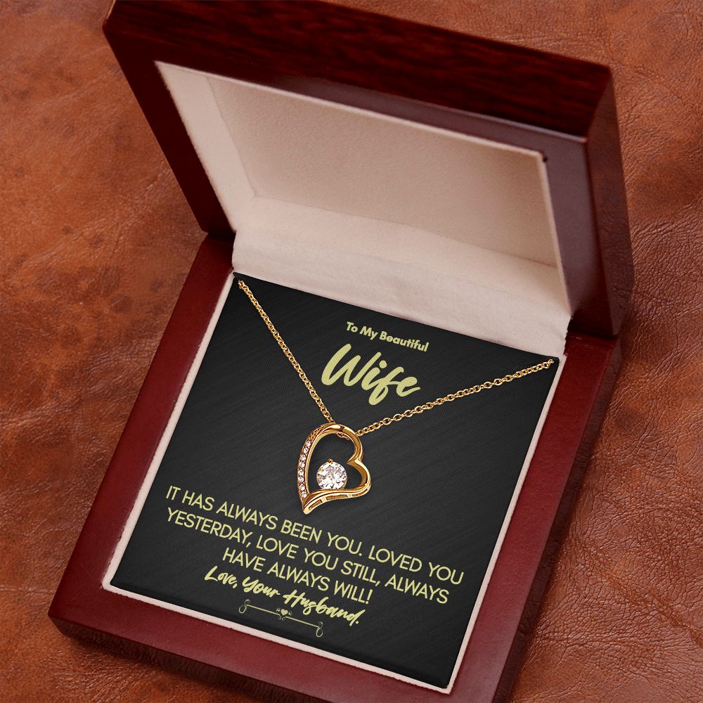 Forever Love Necklace for Wife – Perfect Anniversary, Birthday, or Mother’s Day Gift from Husband!