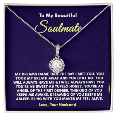 Eternal Love Necklace – Perfect Gift for Wife or Girlfriend: Anniversary, Wedding, Valentine’s, Birthday!