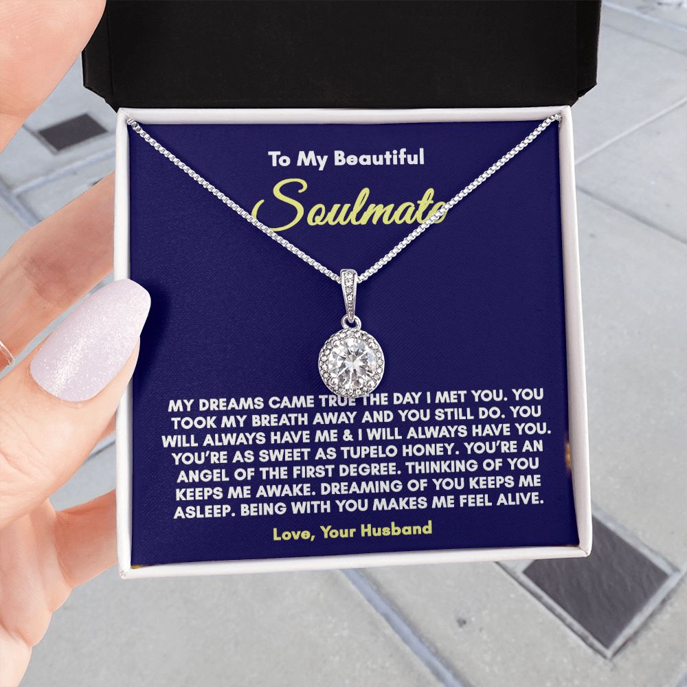 Eternal Love Necklace – Perfect Gift for Wife or Girlfriend: Anniversary, Wedding, Valentine’s, Birthday!