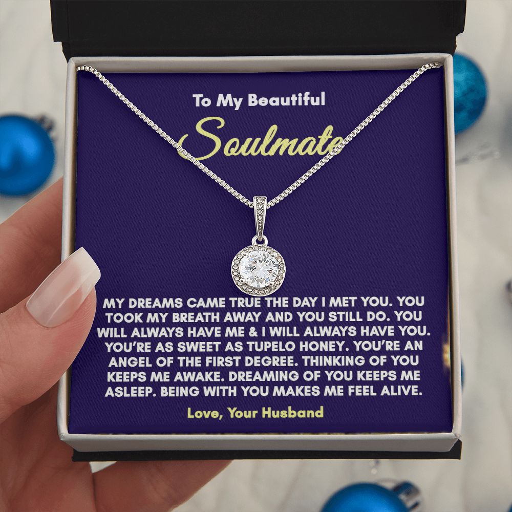 Eternal Love Necklace – Perfect Gift for Wife or Girlfriend: Anniversary, Wedding, Valentine’s, Birthday!