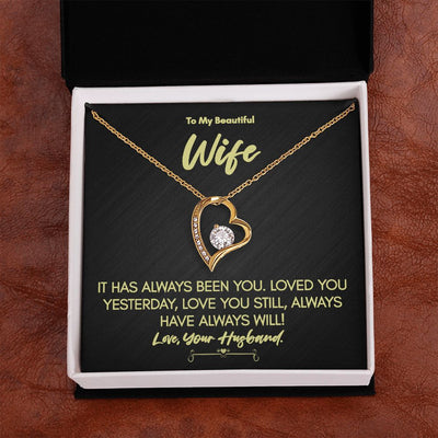 Forever Love Necklace for Wife – Perfect Anniversary, Birthday, or Mother’s Day Gift from Husband!